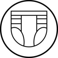 Windel Vektor Symbol Stil