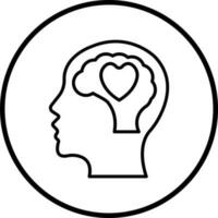 emotional Intelligenz Vektor Symbol Stil