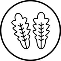 Rucola Vektor Symbol Stil