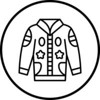 Rennen Jacke Vektor Symbol Stil