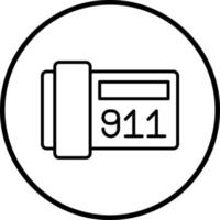 911 Vektor Symbol Stil