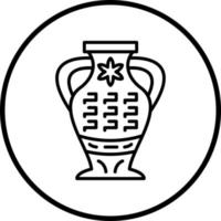 uralt Vase Vektor Symbol Stil