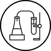 Vektor Design chemisch Experiment Vektor Symbol Stil