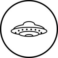 vektor design UFO vektor ikon stil