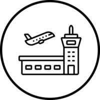 Vektor Design Flughafen Vektor Symbol Stil