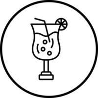 Vektor Design Cocktail Vektor Symbol Stil