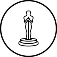 Vektor Design Oscar vergeben Vektor Symbol Stil