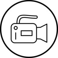 vektor design video kamera vektor ikon stil