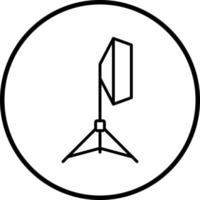 Vektor Design Studio Beleuchtung Vektor Symbol Stil