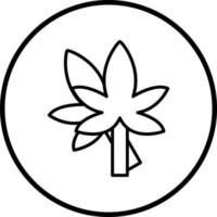 Vektor Design Marihuana Vektor Symbol Stil