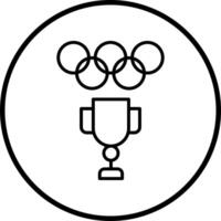 olympisch Spiele Vektor Symbol Stil