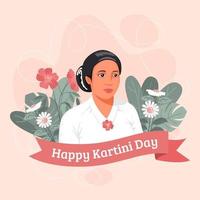 glad kartini dag design vektor