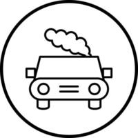 Auto Verschmutzung Vektor Symbol Stil