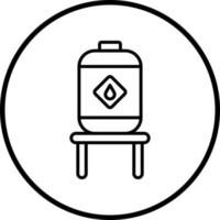 Vektor Design Öl Tanker Vektor Symbol Stil