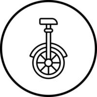 Vektor Design Monocycle Vektor Symbol Stil