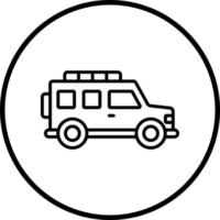 Vektor Design Jeep Vektor Symbol Stil