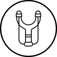 Vektor Design Katapult Vektor Symbol Stil