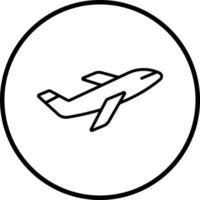 Flugzeug Vektor Symbol Stil