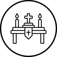 Altar Vektor Symbol Stil