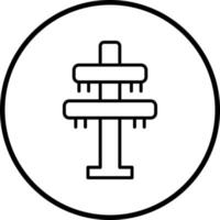 elektrisch Turm Vektor Symbol Stil