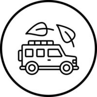 Öko Transport Vektor Symbol Stil