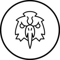 Falke Vektor Symbol Stil