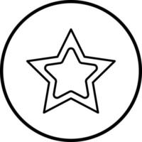 stjärna vektor ikon stil