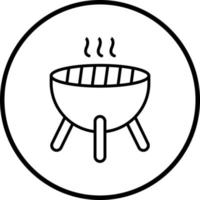 Grill Vektor Symbol Stil