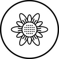 Sonnenblume Vektor Symbol Stil