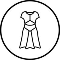 Kleid Vektor Symbol Stil