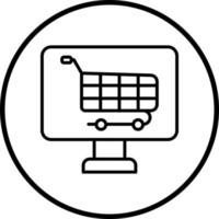 E-Commerce Vektor Symbol Stil
