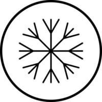 Schneeflocke Vektor Symbol Stil