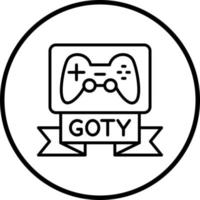 gotty Auflage Vektor Symbol Stil