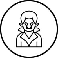 Dracula Vektor Symbol Stil