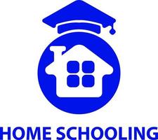 Zuhause Schule Logo, Buch Logo, heim, und Über Zuhause Bildung vektor