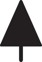 Baum Symbol Symbol Bild Vektor, Illustration von das Baum Botanik im schwarz Bild vektor