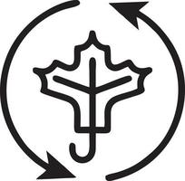 Baum Symbol Symbol Bild Vektor, Illustration von das Baum Botanik im schwarz Bild vektor