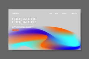 modern modisch körnig Gradient Hintergrund, bunt abstrakt Flüssigkeit 3d Formen. Sanft Gradient Hintergrund mit Platz zum Text. futuristisch Design zum Banner, Poster, Abdeckung, Flyer, Präsentation, Landung Seite vektor