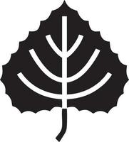 Baum Symbol Symbol Bild Vektor, Illustration von das Baum Botanik im schwarz Bild vektor