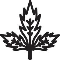 Baum Symbol Symbol Bild Vektor, Illustration von das Baum Botanik im schwarz Bild vektor