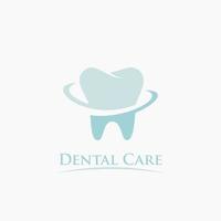 Vektor Logo Design Illustration perfekt geeignet zum Dental Klinik Gesundheitspflege, Zahnarzt üben, und Mehr