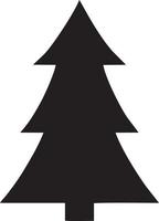 Baum Symbol Symbol Bild Vektor, Illustration von das Baum Botanik im schwarz Bild vektor