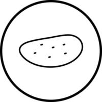 Kartoffel Vektor Symbol Stil
