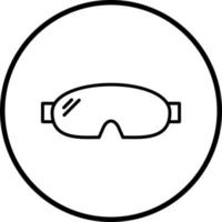 Brille Vektor Symbol Stil