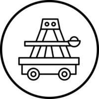 Katapult Vektor Symbol Stil