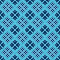 Blau geometrisch nahtlos Muster Vektor. vektor