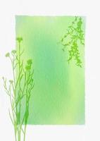 Aquarell Hintergrund mit Blumen- Design vektor