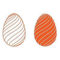 påsk ägg ikon vektor. påsk illustration tecken samling. ägg symbol eller logotyp. vektor