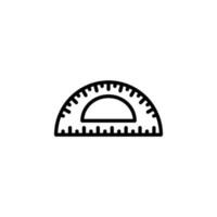Winkelmesser Symbol isoliert Vektor eps10