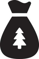 Baum Symbol Symbol Bild Vektor, Illustration von das Baum Botanik im schwarz Bild vektor